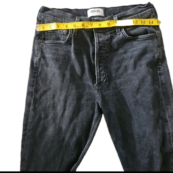 Agolde Womens Faded Black Nico High Rise Slim in Spirit 28 - Picture 12 of 14
